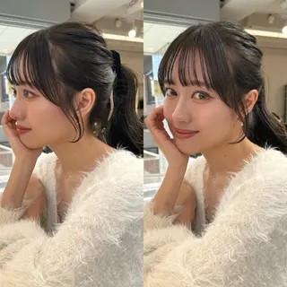 ロング 顔周り🇰🇷韓国 レイヤー/いづみ💞のヘアスタイル