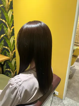 ロング 中澤りさ🐿 寒色系カラー🫧のヘアスタイル