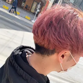 ショート カラー メンズ yoshi （髙橋）のヘアスタイル