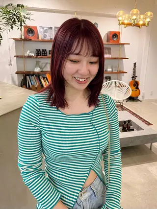 セミロング SILEM所属・石井 大貴のヘアスタイル