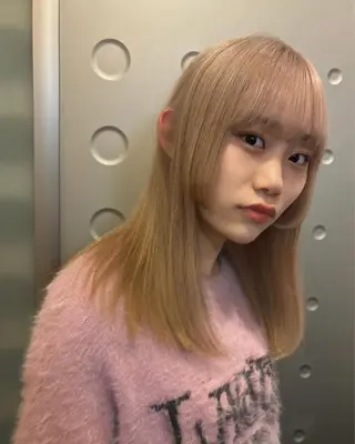 セミロング カラー 美容室ピカソ所属・佐々木 智宏のヘアスタイル