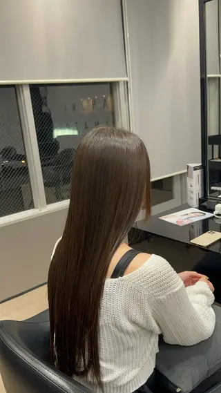 ロング カラー 池田 龍生のヘアスタイル