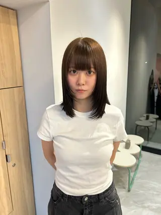 ミディアム BROOK.所属・BROOK.yuur HIYORI🌼🫧のヘアスタイル