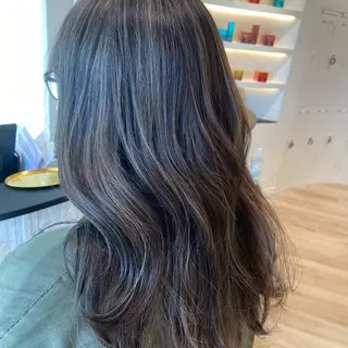 セミロング 個性派/ブリーチ *ほのかのヘアスタイル