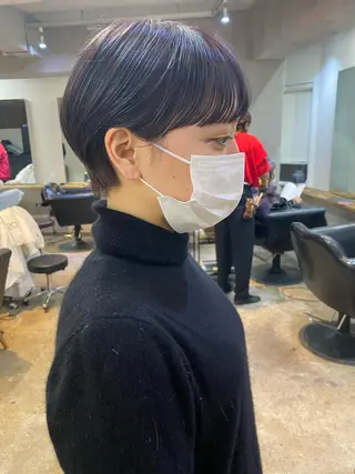 ショート カラー パーマ ヘアアレンジ メンズ キッズ ネイル マツエク・マツパ アイブロウ 🧼柴田 健太郎🧼のヘアスタイル