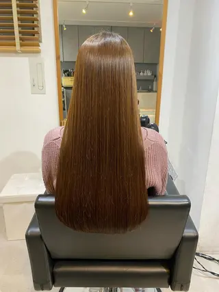 ロング カラー 銀座⚜️【脱白髪染め 美髪矯正】トグチのヘアスタイル