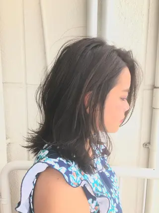ミディアム カラー 髪質改善満足度NO1 山下のヘアスタイル