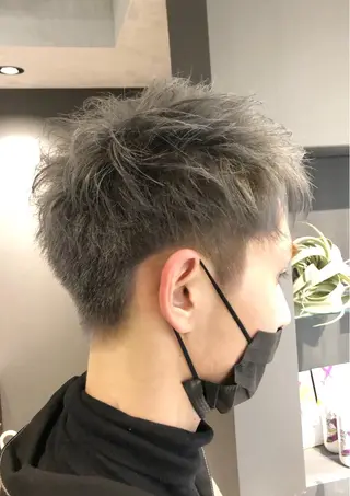 ショート カラー メンズ 土谷 敦郎のヘアスタイル