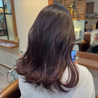 カラー Revie  hair所属・Hiyori/透明感 矢場町/栄のヘアスタイル