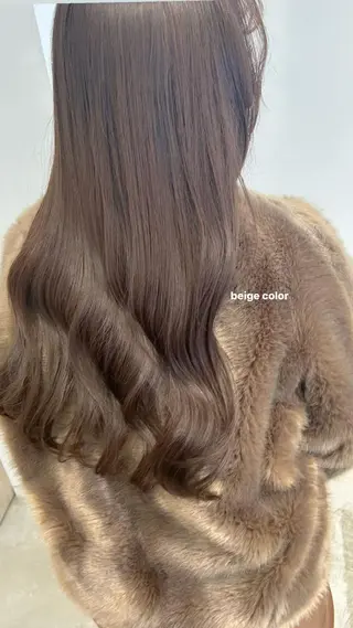 ロング カラー 顔周りレイヤー 🎀マリノのヘアスタイル