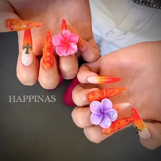 ネイル HAPPINAS ののかのネイルデザイン