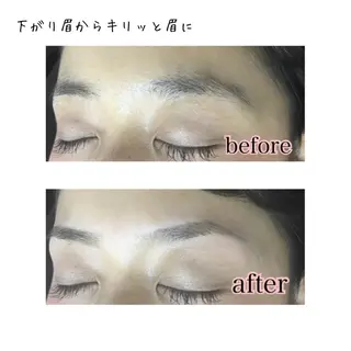 ショート ミディアム セミロング ロング カラー パーマ ヘアアレンジ ネイル マツエク・マツパ 眉毛サロン DUAL 恵比寿の眉毛・アイブロウイメージ