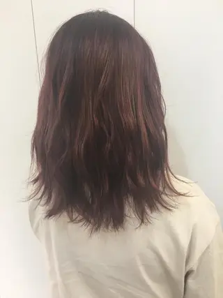 ミディアム カラー hair.spa mash&mash AVEDA所属・中西 優典のヘアスタイル