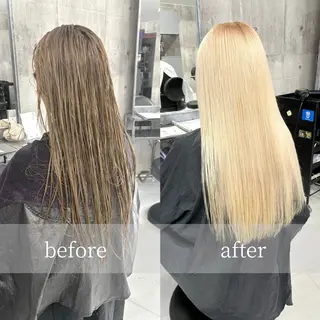 ロング ハイトーン×エクステ 💞くるみのヘアスタイル