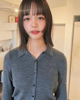 カラー ボブ/透明感カラー Fukaのヘアスタイル