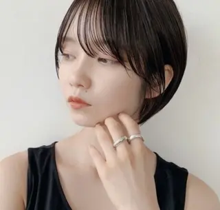 ショート 似合わせカット‪// 鶴我万唯華のヘアスタイル