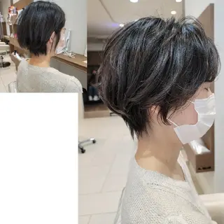 ショート 村岡【店長】 【骨格矯正ショート】のヘアスタイル