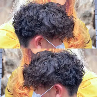 ショート パーマ 髪質改善カラー/店長 宮内秀峰のヘアスタイル