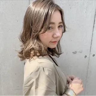 ミディアム カラー park theSTANDARD所属・HARUKA ♡モデル募集中♡のヘアスタイル