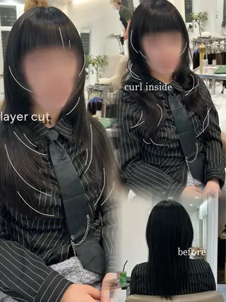 ロング 🫧ワンホンヘア🫧 MACOのヘアスタイル