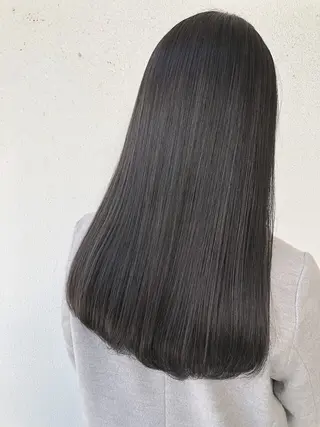 ロング ベージュカラー🧸/ 松崎/東区/田中理沙のヘアスタイル