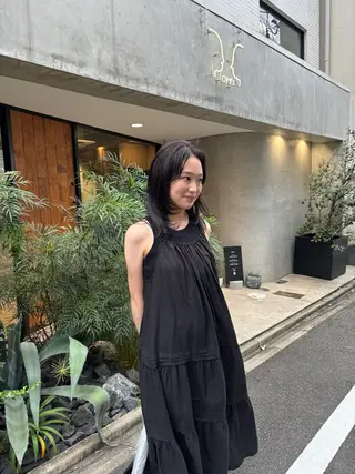 セミロング 山田 綾乃/メンズカットのヘアスタイル