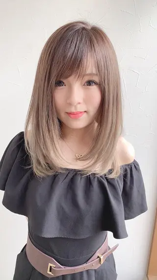 セミロング 狩野 純一郎のヘアスタイル