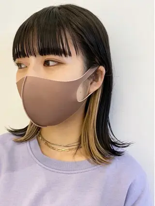 ミディアム カラー 南澤 佑介のヘアスタイル