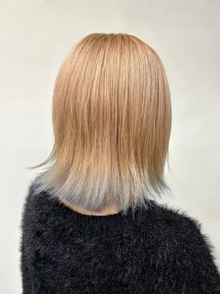 カラー やりすぎないパーマ ニュアンスパーマのヘアスタイル