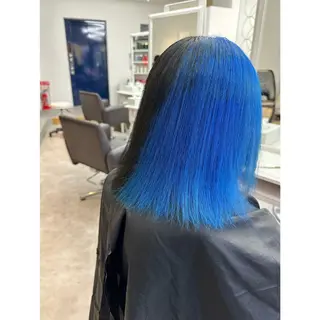 ミディアム 韓国ヘア×ハイトーン AYA💫のヘアスタイル