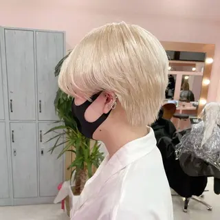 メンズ ハイトーン×エクステ 💞くるみのヘアスタイル