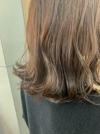 ミディアム カラー Silk-lei【銀座店】所属・銀座/美髪縮毛矯正 /髪質改善/山本翔華のヘアスタイル