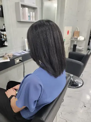 セミロング カラー ❇️安達 優心❇️ 髪質改善/艶髪特化のヘアスタイル
