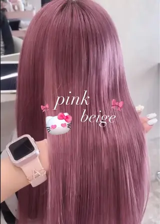 ロング カラー 🎀Ami/新宿/レ イヤー/艶カラー🎀のヘアスタイル