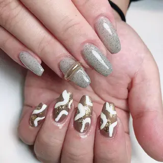 ロング ネイル ☺︎山部 志麻☺︎のネイルデザイン