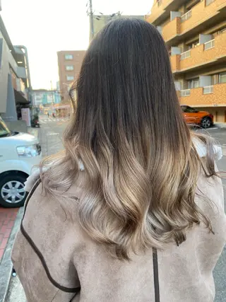ロング カラー 🌻名古屋🌻 🫧ハイトーン🫧のヘアスタイル