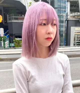 ショート 💫ハイトーンボブ/ HARU💫のヘアスタイル