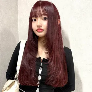 ロング カラー 暖色/ミルクティー /レイヤー/マリア♡のヘアスタイル