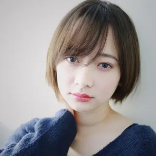 ショート カラー アンブレラカラー💫 フェイスフレーミングのヘアスタイル