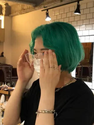 ショート the OSCAR所属・韓国ヘアスタイリスト Harukaのヘアスタイル