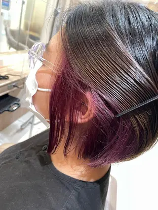 ショート カラー CUT  STUDIO 141所属・渡部 恭子のヘアスタイル