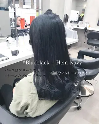 ロング カラー ヘアアレンジ TONE所属・透明感カラー/ 韓国ヘア/縮毛矯正のヘアスタイル