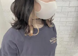 ミディアム 韓国風透明感カラー 💎YUI💎のヘアスタイル