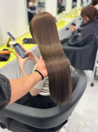 ロング カラー 大人っぽベージュ🤍 当日予約◎ヒロトのヘアスタイル