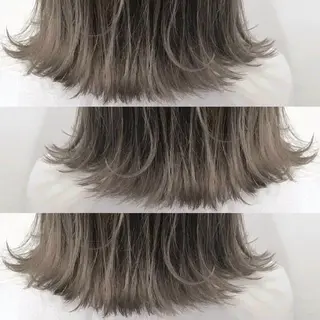 ミディアム カラー パーマ ヘアアレンジ tocca所属・毎月通える価格♪ 杉本真基のヘアスタイル