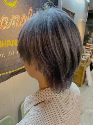 ショート カラー メンズ 代表 中島貴志のヘアスタイル