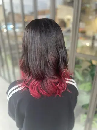 セミロング OGAWA NOAのヘアスタイル