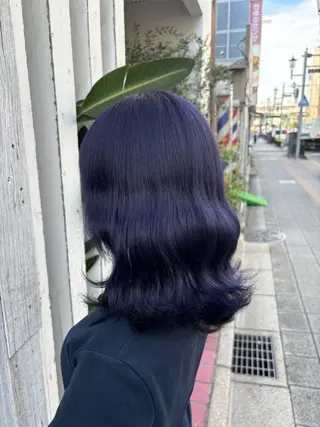 ロング ブリーチ予約率90% 以上✨森山陽向のヘアスタイル