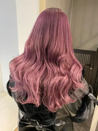 ロング カラー 🌈評価No.1🌈 艶髪カラー❌エクステのヘアスタイル