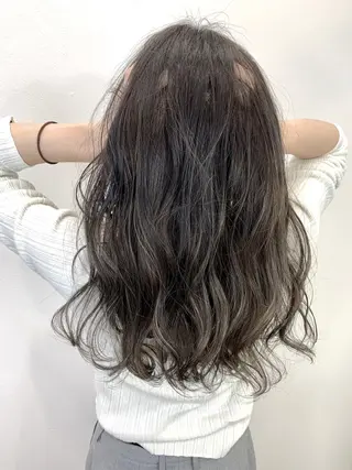 ロング カラー 酸性ストレート/ブリ ーチなし/中村 匠のヘアスタイル